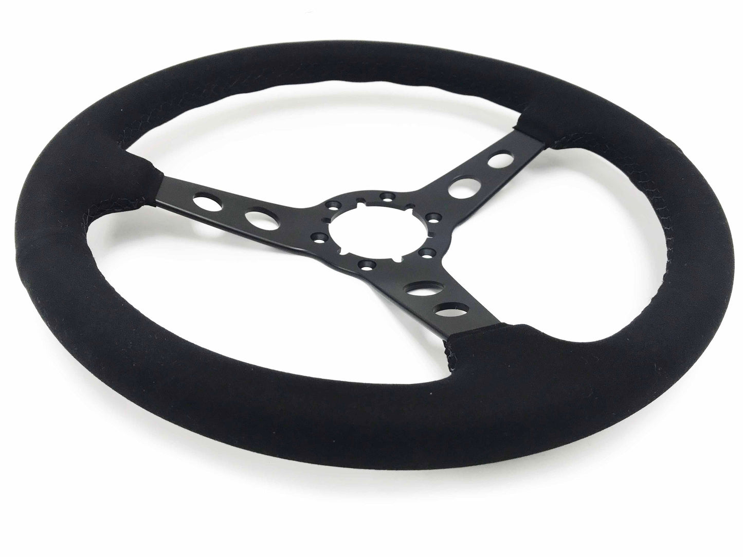 1969-75 Corvette Steering Wheel Kit | Black Ultralux Suede | ST3583BLK