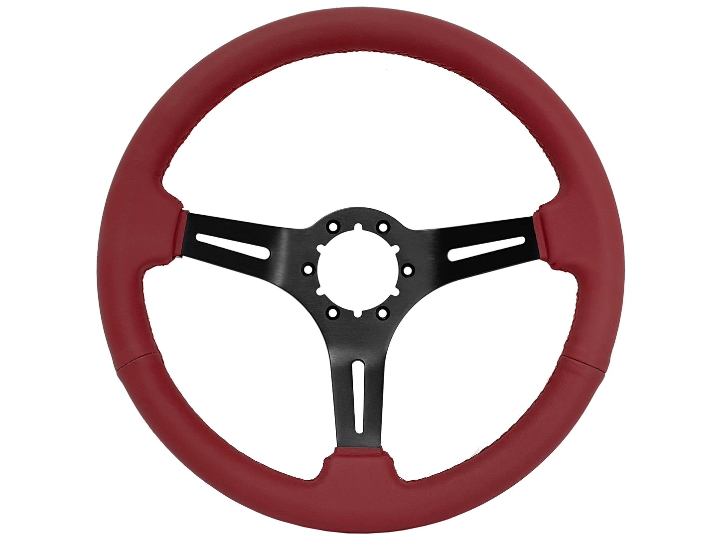 1964.5 Ford Mustang Steering Wheel Kit | Red Leather