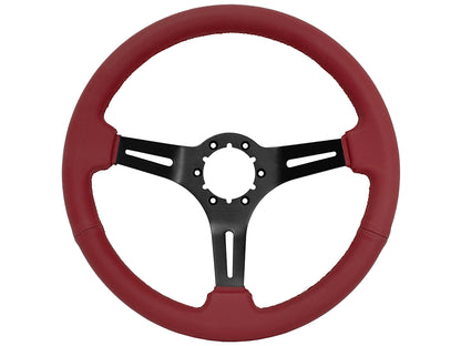 1979-82 Ford Mustang Steering Wheel Kit | Red Leather | ST3060RED