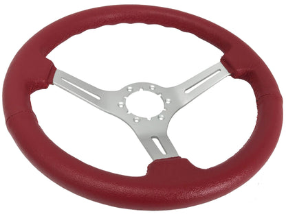 1965-69 Ford Falcon Steering Wheel Kit | Red Leather | ST3014RED