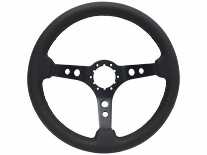 1970 Ford Falcon Steering Wheel Kit | Black Leather | ST3094BLK