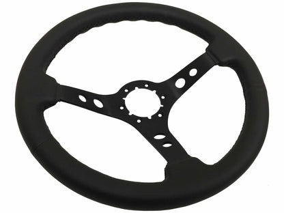 1965-69 Ford Falcon Steering Wheel Kit | Black Leather | ST3094BLK