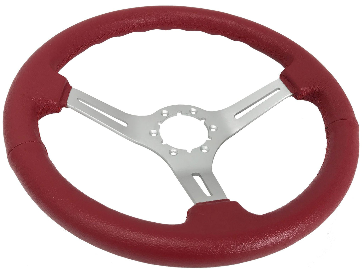 1967-69 Ford Galaxie Steering Wheel Kit | Red Leather | ST3014RED