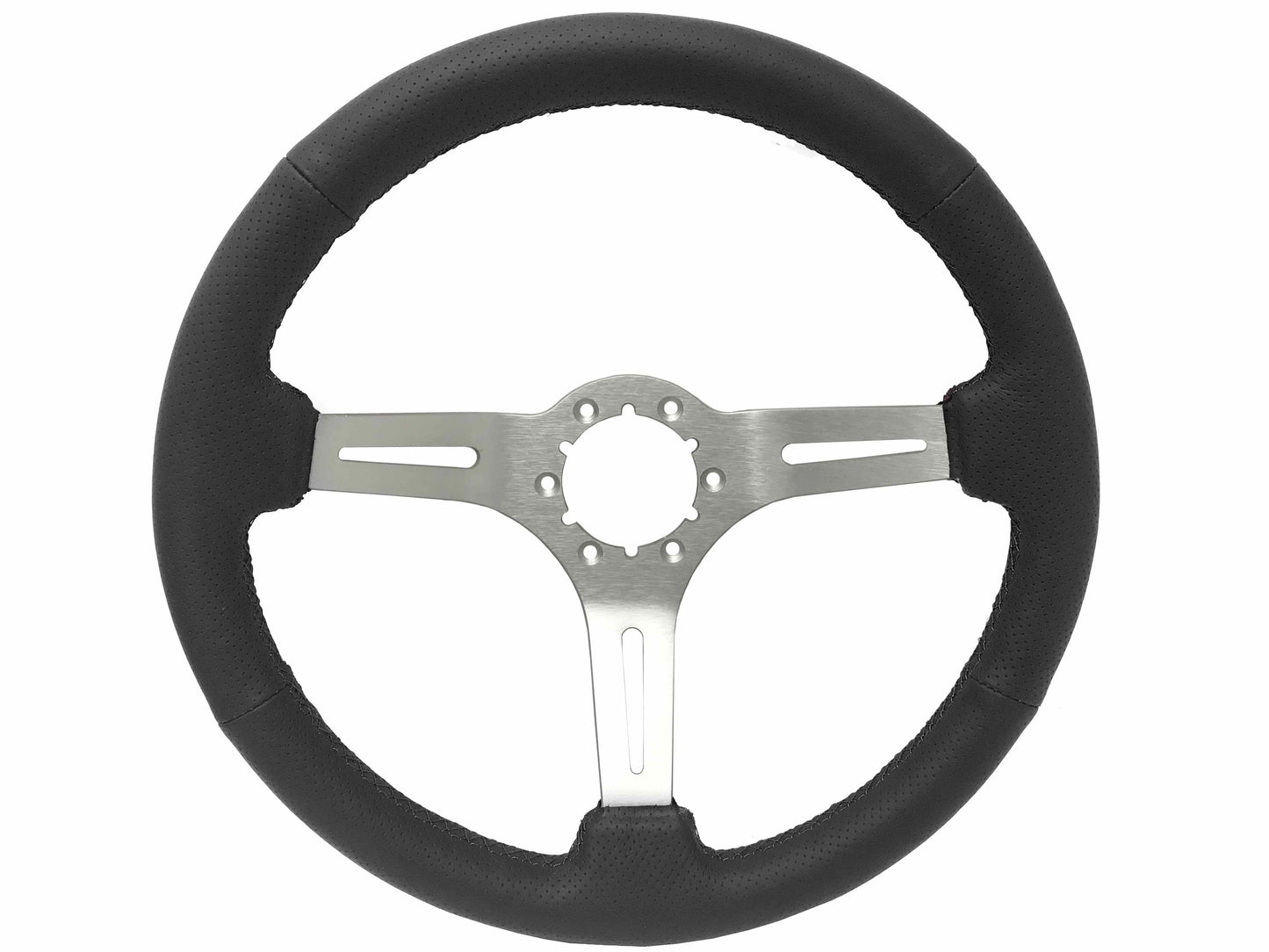 1968-78 Ford Fairlane Steering Wheel Kit | Perforated Leather | ST3587BLK-BLK