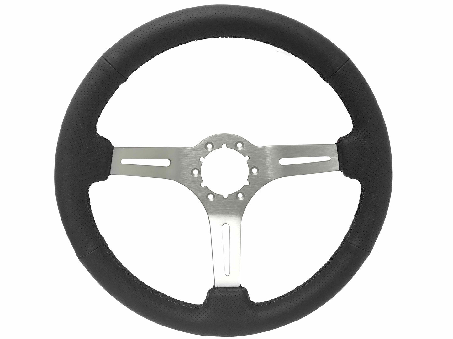 1969-87 El Camino Steering Wheel Kit | Perforated Leather | ST3587BLK-BLK