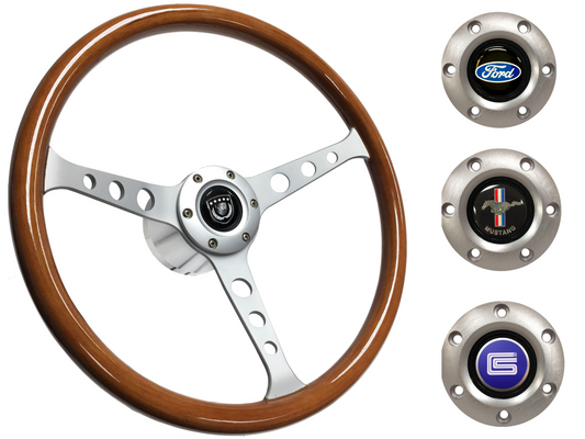 1979-82 Ford Mustang Steering Wheel Kit | Classic Wood | ST3578