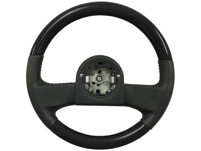 1984-1989 C4 Corvette Leather/Black Ash Steering Wheel | ST1030BW