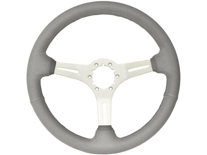 1965-67 Ford Mustang Steering Wheel Kit | Grey Leather
