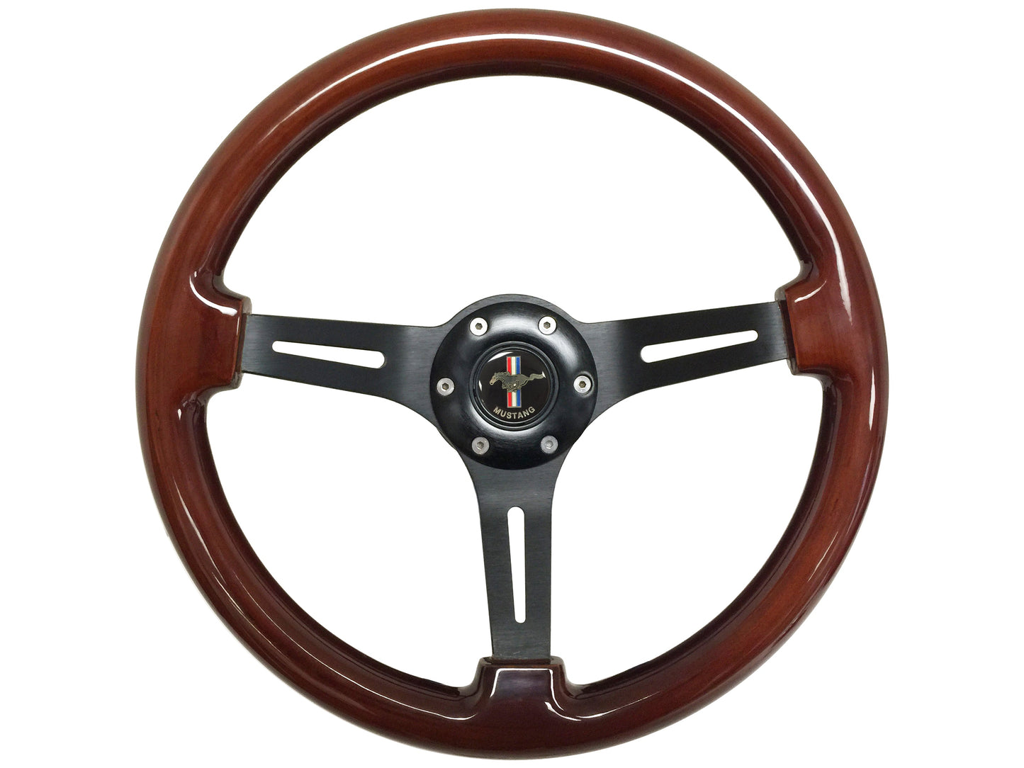 1965-67 Ford Mustang Steering Wheel Kit | Walnut Wood