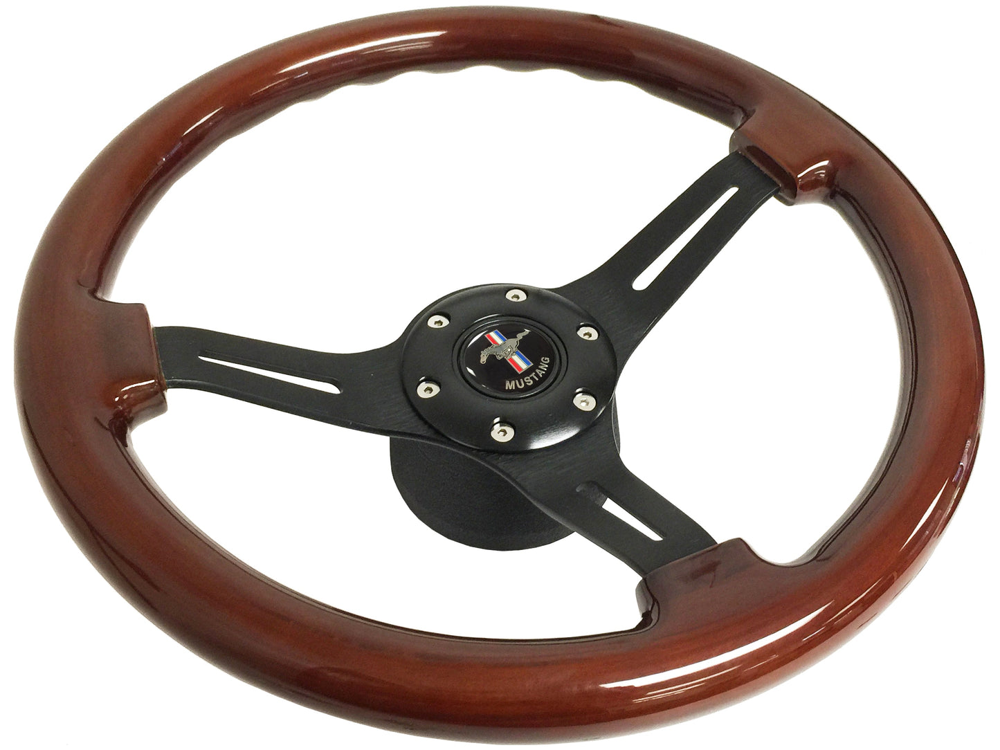 1965-67 Ford Mustang Steering Wheel Kit | Walnut Wood