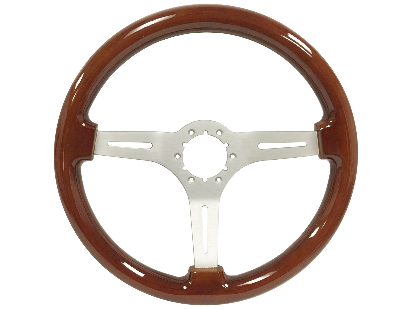 1966-72 Ford Bronco Steering Wheel Kit | Mahogany Wood | ST3027S