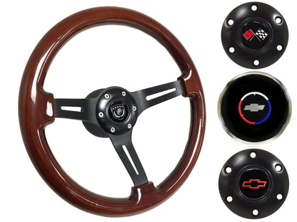 1967 Corvette Steering Wheel Kit | Walnut Wood | ST3027