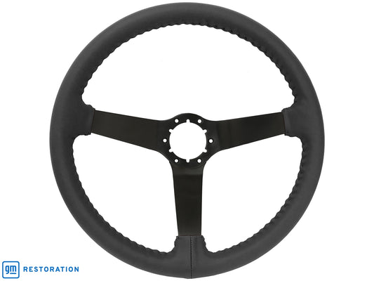 VSW S6 Step Series Steering Wheel | Black Leather, Black | ST3029BLK