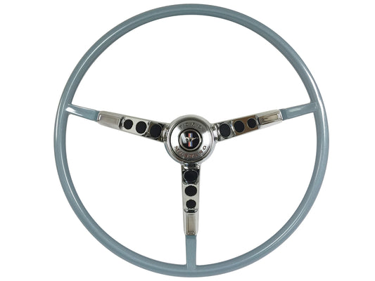 1966 Ford Mustang Blue Steering Wheel Kit | ST3034BLUE66-KIT