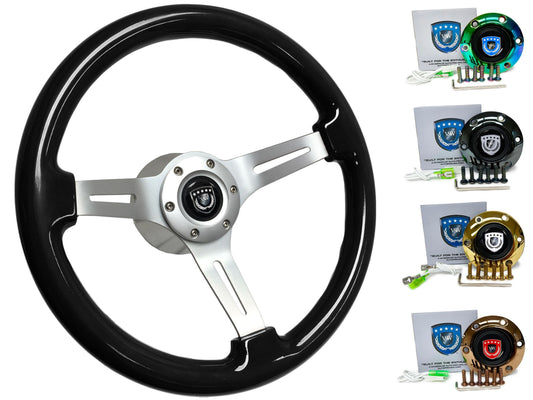 Lamborghini Gallardo Steering Wheel Kit | Black Ash Wood | ST3074