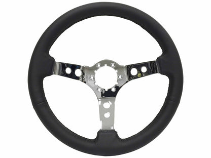 Scion XA XB XD Tc Steering Wheel Kit | Black Leather | ST3095