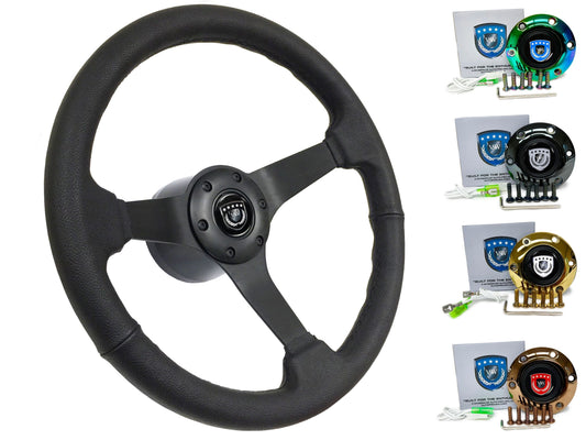 Toyota Matrix Steering Wheel Kit | Black Leather | ST3160BLK