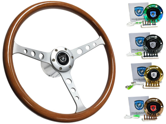 1989-04 Nissan GTR (R32) Steering Wheel Kit | Classic Wood | ST3578