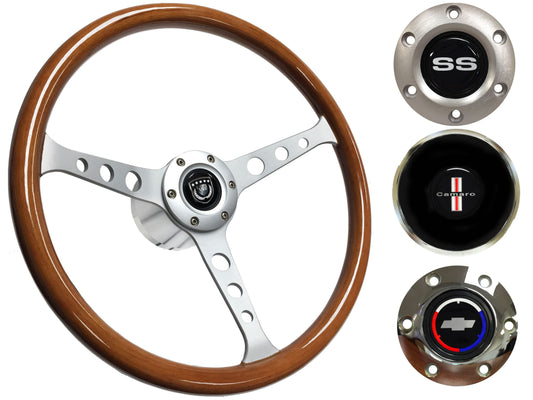 1967-68 Camaro Steering Wheel Kit | Classic Wood | ST3578