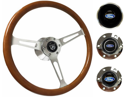 1965-68, 70-77 Ford Truck Steering Wheel Kit | Classic Wood | ST3579