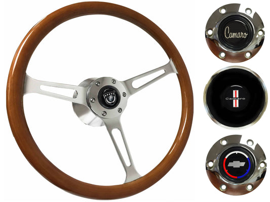1967-68 Camaro Steering Wheel Kit | Classic Wood | ST3579