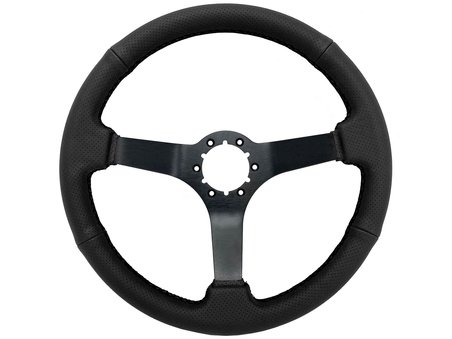 1997-04 Porsche Boxster (986 Manual) Steering Wheel Kit | Perforated Black Leather | ST3602BLK