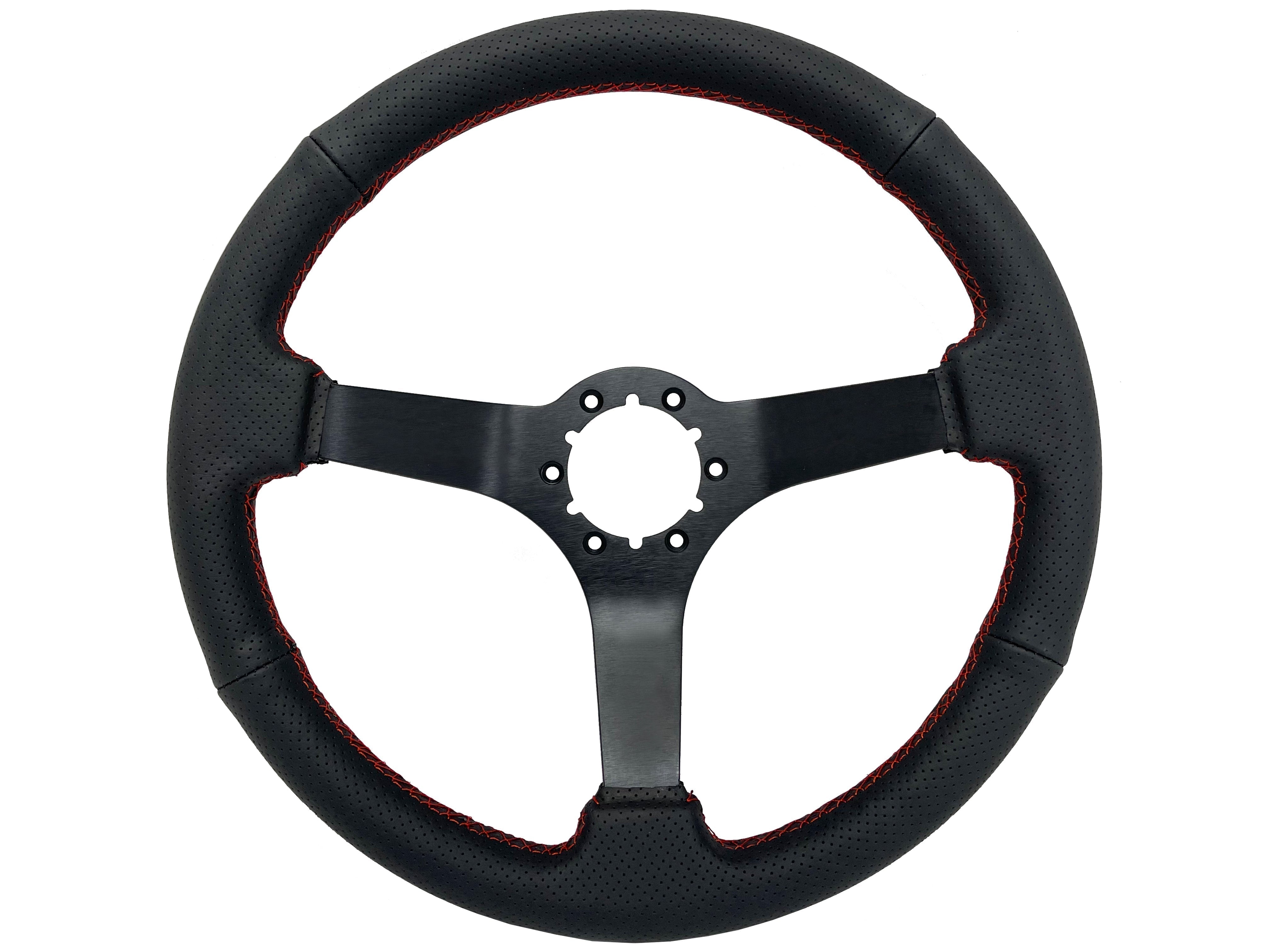 1967-68 Chevelle Steering Wheel Kit | Perforated Black Leather | ST360 ...