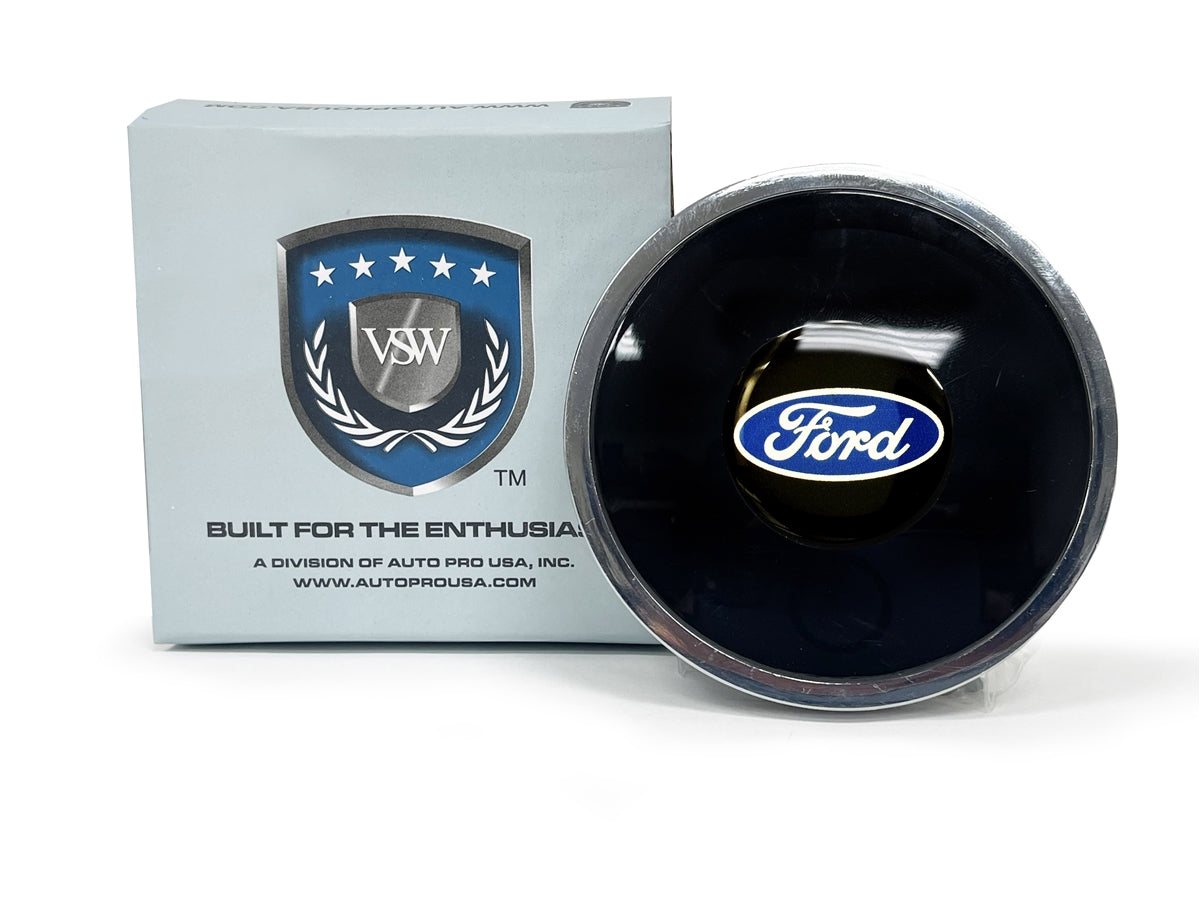VSW S6 | Ford Blue Oval Emblem | Deluxe Horn Button | STE1001DLX