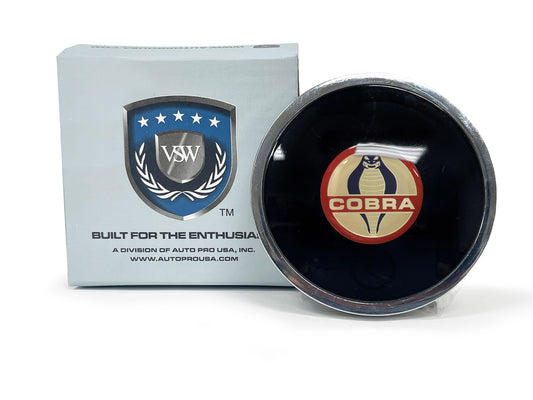 VSW S6 | Ford Cobra Emblem | Deluxe Horn Button | STE1005DLX