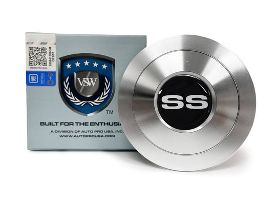 VSW S9 | Silver Chevy SS Emblem | Premium Horn Button | STE1007-21