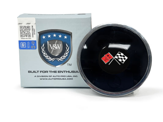 VSW S6 | Cross Flags Emblem | Deluxe Horn Button | STE1013DLX