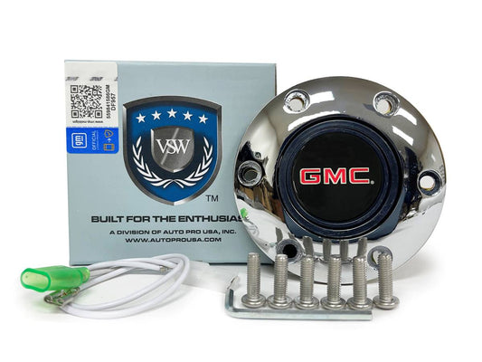 VSW S6 | GMC Emblem | Chrome Horn Button | STE1014CHR