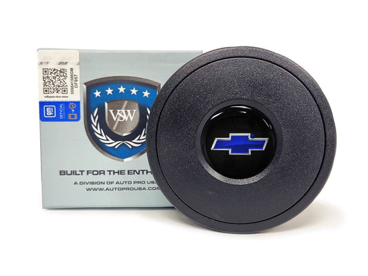 VSW S9 | Blue Chevy Bow Tie Emblem | Standard Horn Button | STE1015