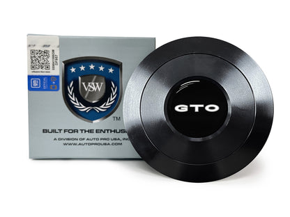 VSW S9 | GTO Emblem | Black Billet Horn Button | STE1019-21B