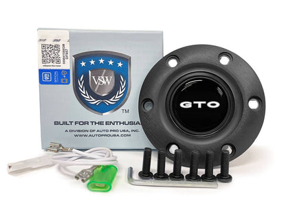 VSW S6 | GTO Emblem | Black Horn Button | STE1019BLK