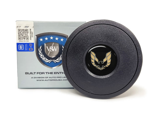 VSW S9 | Gold Pontiac Firebird Emblem, 1970-81 | Standard Horn Button | STE1022