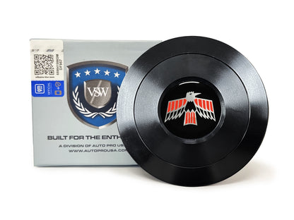 VSW S9 | Firebird Emblem, 1967-69 | Black Billet Horn Button | STE1029-21B