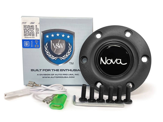 VSW S6 | Nova Emblem, 1966-72 | Black Horn Button | STE1034BLK