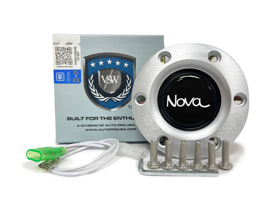 VSW S6 | Nova Emblem, 1966-72 | Brushed Horn Button | STE1034BRU