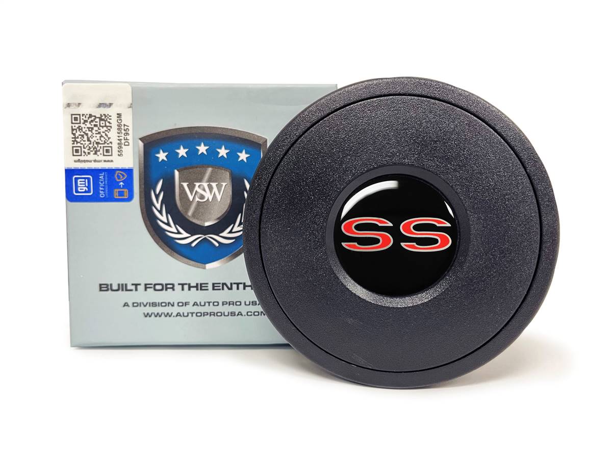 VSW S9 | Red Chevy SS Emblem | Standard Horn Button | STE1035