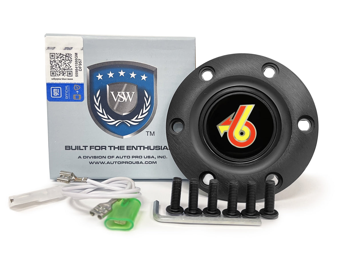 VSW S6 | Grand National Emblem | Black Horn Button | STE1036BLK