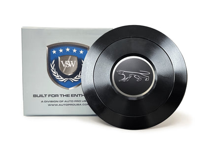 VSW S9 | Mercury Cougar Emblem | Black Billet Horn Button | STE1050-21B