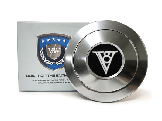 VSW S9 | Art Deco V8 Emblem | Premium Horn Button | STE1063-21