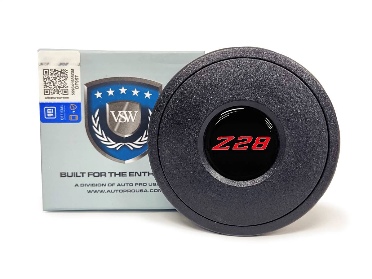 VSW S9 | Red Camaro Z28 Emblem | Standard Horn Button | STE1072