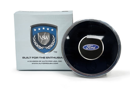 VSW S6 | Ford Blue Oval Raised Emblem | Deluxe Horn Button | STE1074DLX