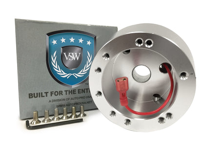 VSW STH1012SIL hub adapter, silver anodized aluminum
