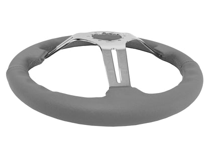 1966-72 Ford Bronco Steering Wheel Kit | Grey Leather | ST3012GRY